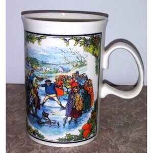 Coffee Mug Cup Dunoon Pickwick Papers Scotland Charles Dickens vintage EUC